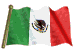 bandera de Mexico ondeando