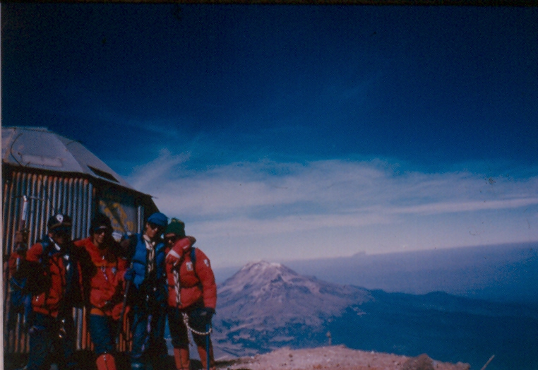 Refugio en la cumbre del Popocatépetl 