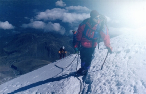 Glaciar de Jamapa en el Pico de Orizaba