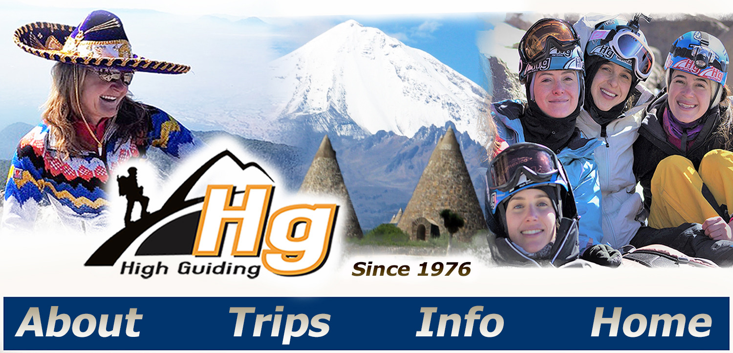 citlaltepetl or Pico de Orizaba Mexico Expeditions trekking