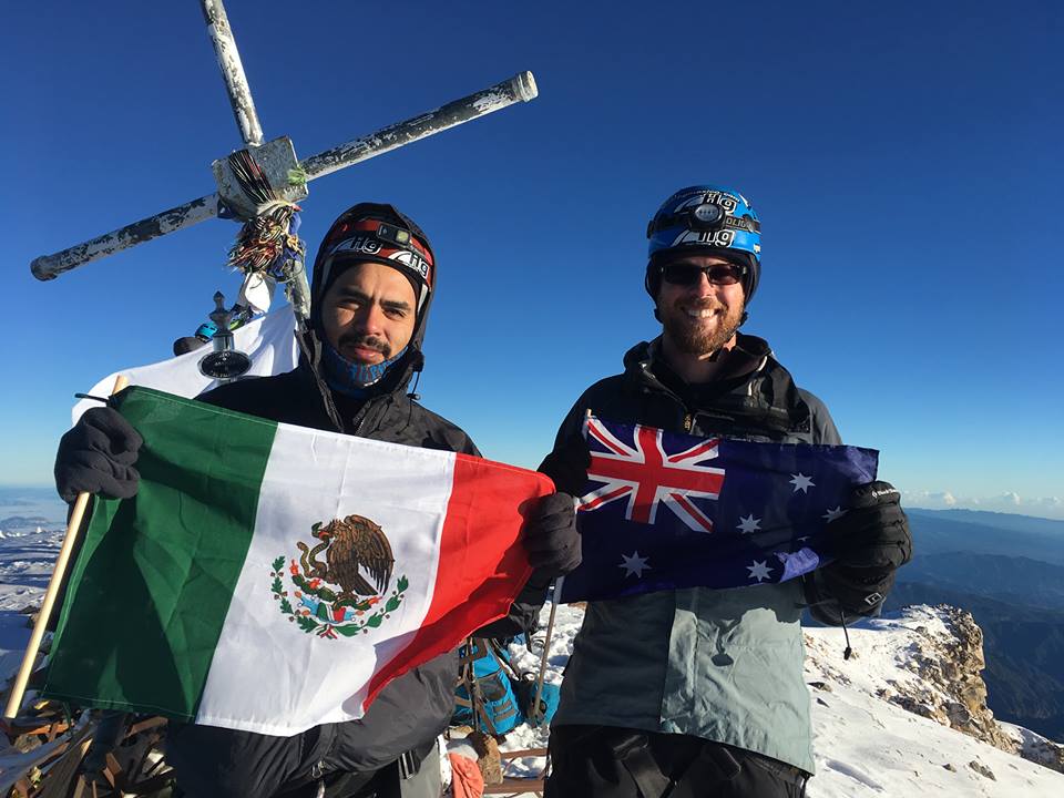 Pico de Orizaba on the summit 